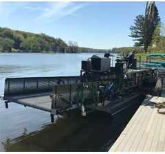 Findley Lake Acquires New Weed Harvester